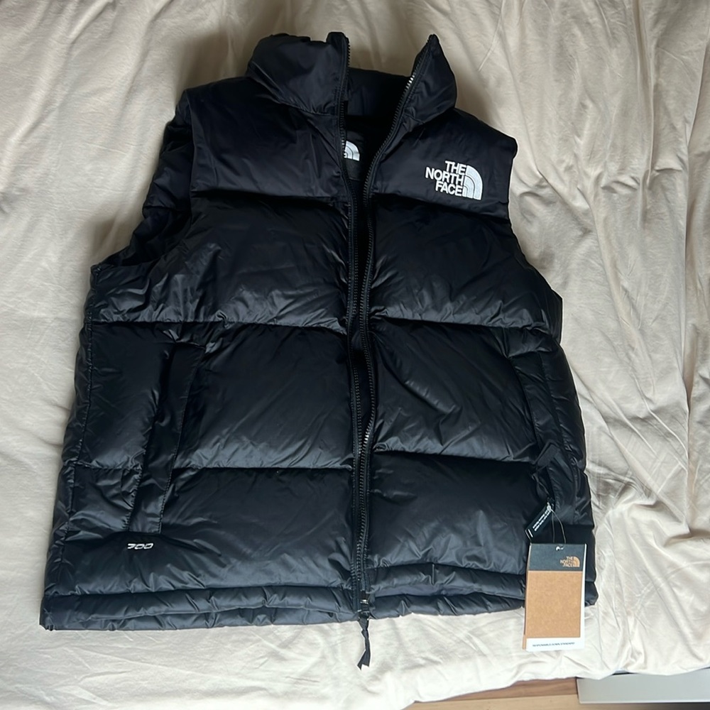 The North Face down vest NWT